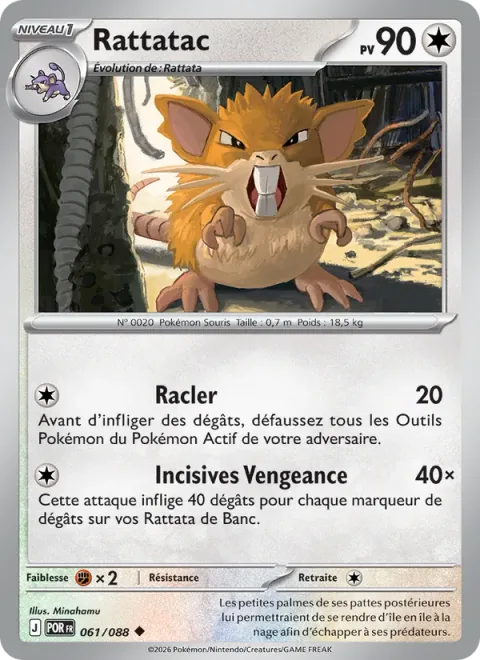 Raticate [Scrape Off | Retaliatory Incisors]