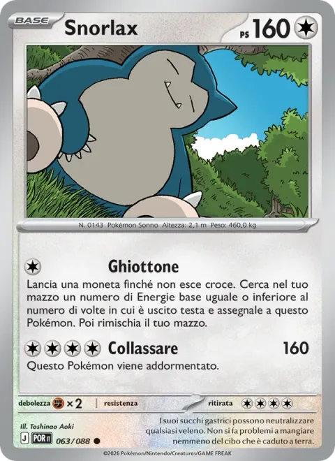 Snorlax [Gormandizer | Collapse]