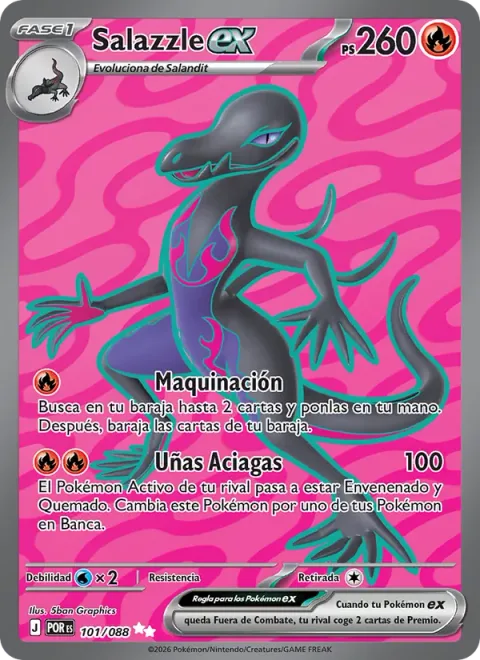 Salazzle ex [Nasty Plot | Dire Nails]