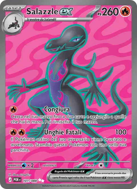 Salazzle ex [Nasty Plot | Dire Nails]