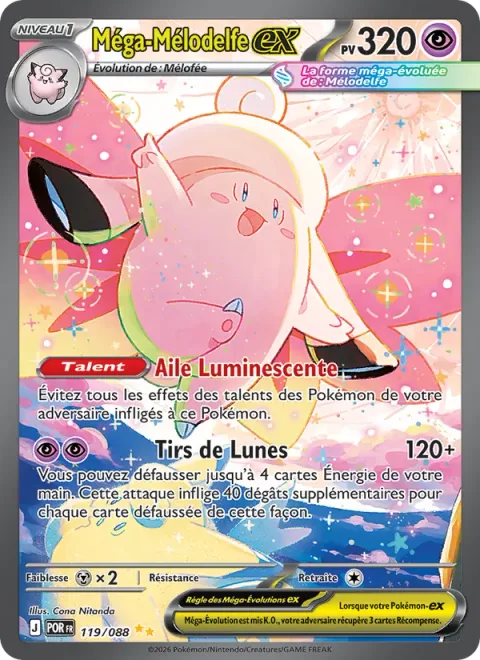 Mega Clefable ex [Luminous Wing | Shooting Moons]