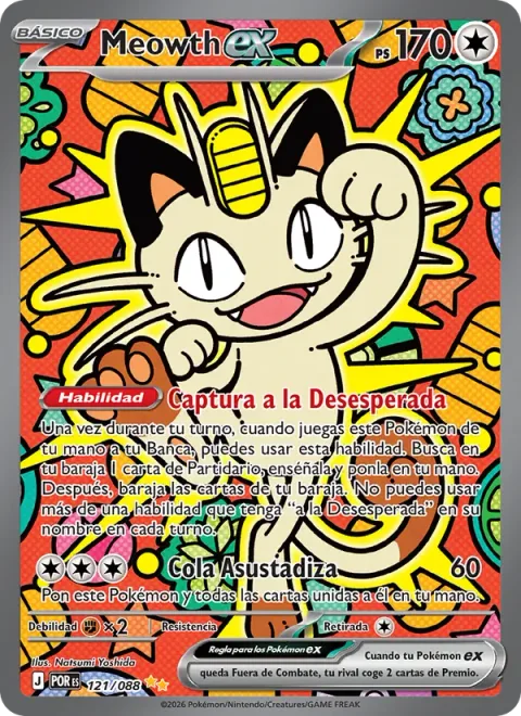 Meowth ex [Last-Ditch Catch | Tuck Tail]