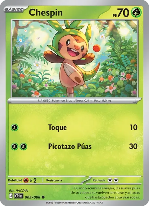 Chespin [Beat | Spike Sting]