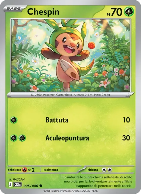 Chespin [Beat | Spike Sting]