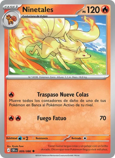 Ninetales [Nine-Tailed Transfer | Will-O-Wisp]