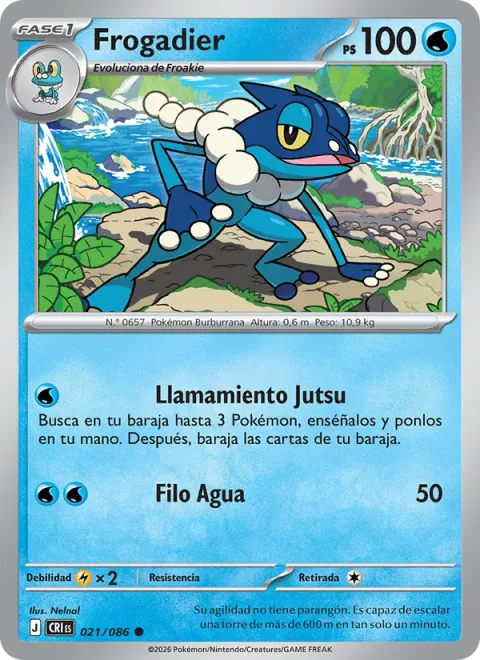 Frogadier [Summoning Jutsu | Aqua Edge]
