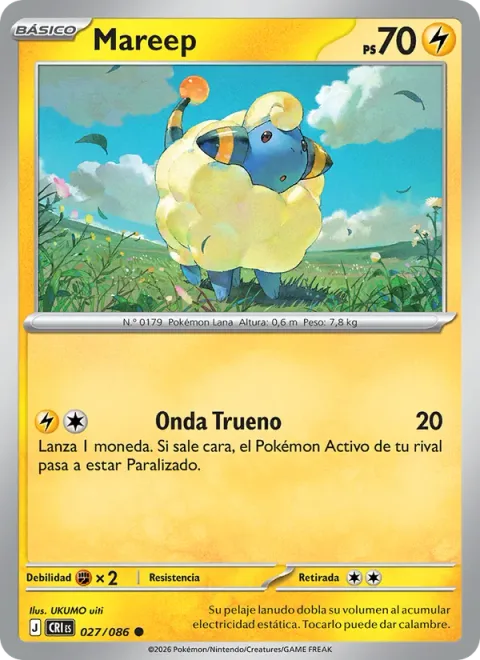 Mareep [Thunder Wave]