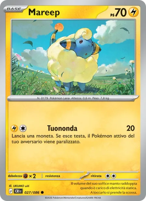 Mareep [Thunder Wave]