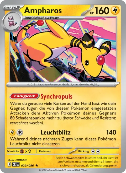 Ampharos [Synchro Pulse | Flashing Bolt]