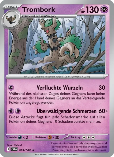 Trevenant [Cursed Roots | Overwhelming Pain]