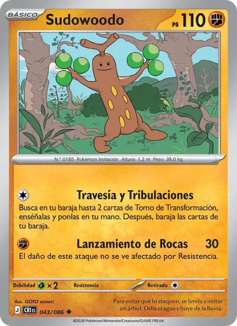 Sudowoodo [Trials and Trip-ulations | Rock Hurl]