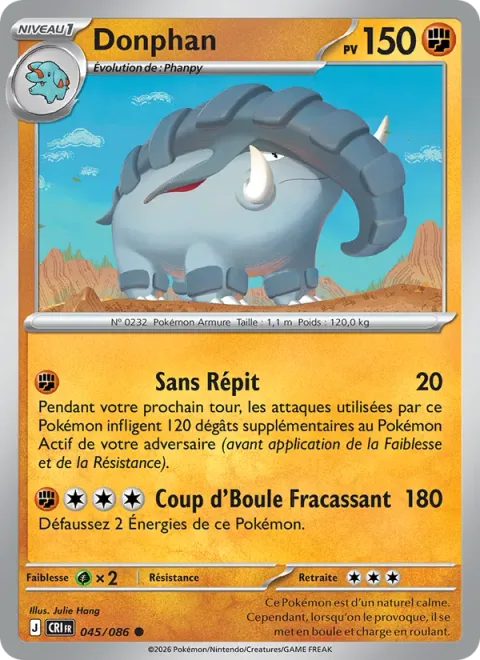 Donphan [No Reprieve | Smashing Headbutt]