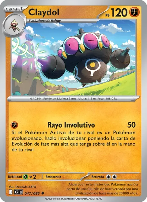 Claydol [Devolution Ray]
