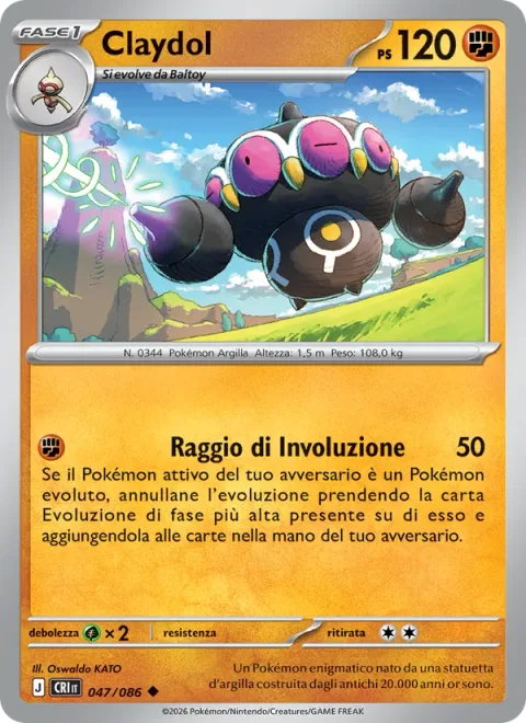 Claydol [Devolution Ray]