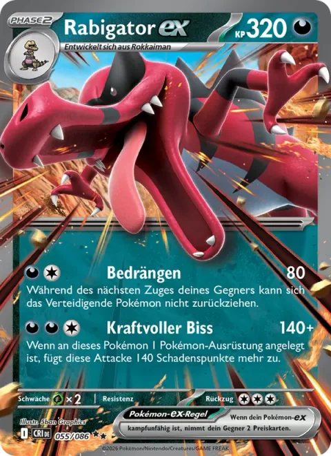Krookodile ex [Corner | Strong Bite]