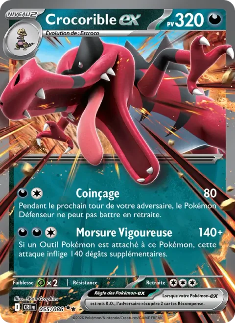 Krookodile ex [Corner | Strong Bite]