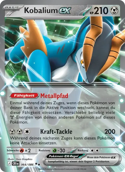 Cobalion ex [Metal Road | Power Tackle]