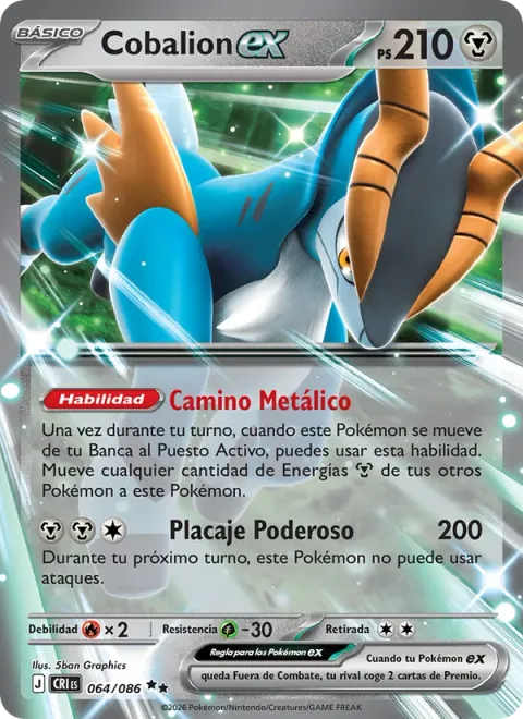 Cobalion ex [Metal Road | Power Tackle]
