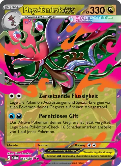 Mega Dragalge ex [Corrosive Liquid | Pernicious Poison]
