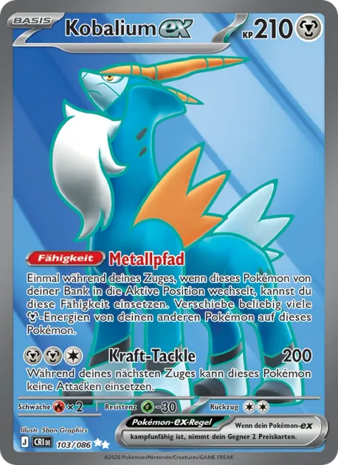 Cobalion ex [Metal Road | Power Tackle]