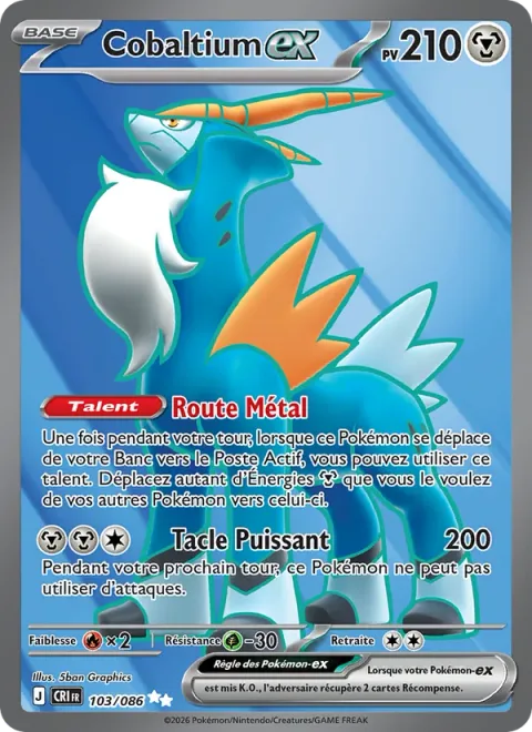 Cobalion ex [Metal Road | Power Tackle]