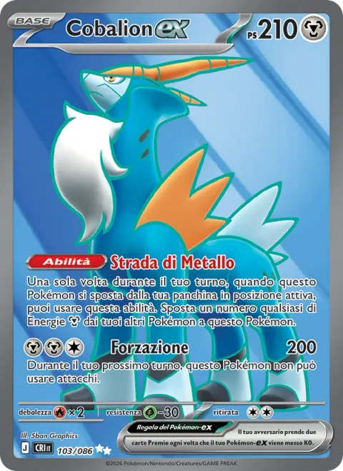 Cobalion ex [Metal Road | Power Tackle]