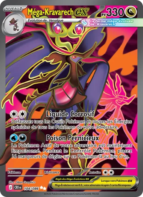 Mega Dragalge ex [Corrosive Liquid | Pernicious Poison]