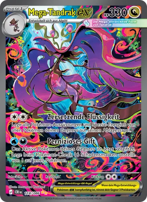 Mega Dragalge ex [Corrosive Liquid | Pernicious Poison]