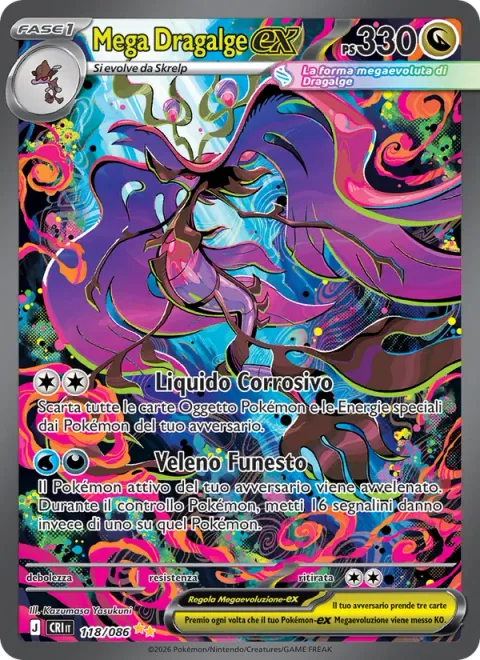 Mega Dragalge ex [Corrosive Liquid | Pernicious Poison]