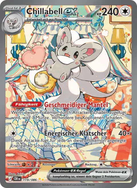 Cinccino ex [Smooth Coat | Energized Slap]