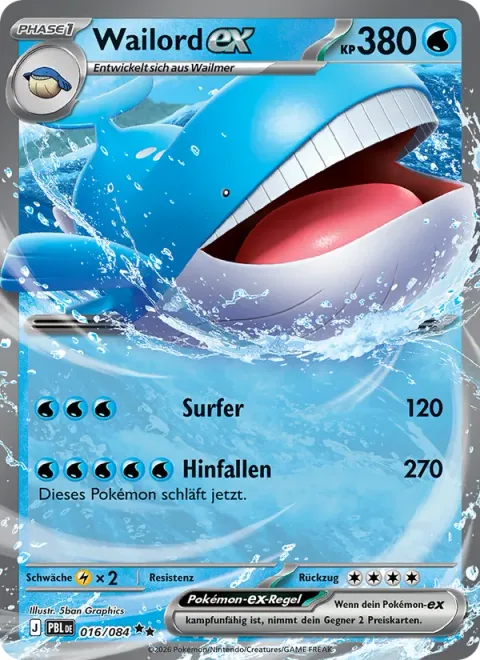 Wailord ex [Surf | Falling Down]
