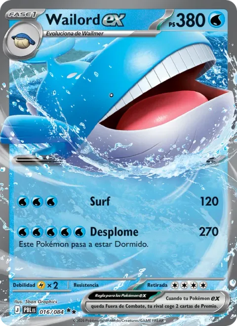 Wailord ex [Surf | Falling Down]
