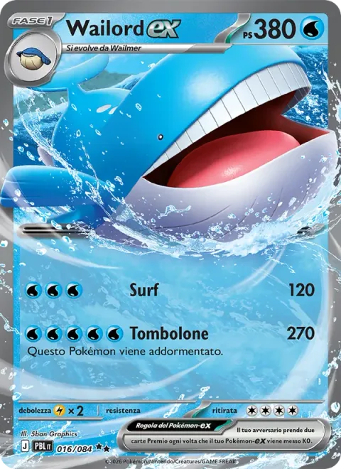 Wailord ex [Surf | Falling Down]