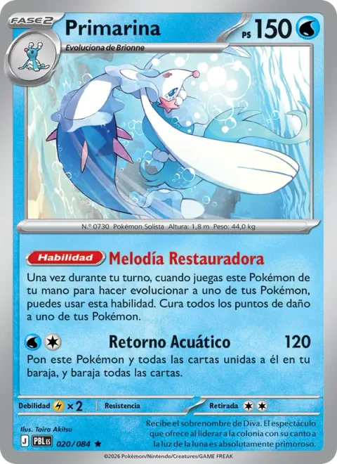 Primarina [Enriching Melody | Aqua Return]