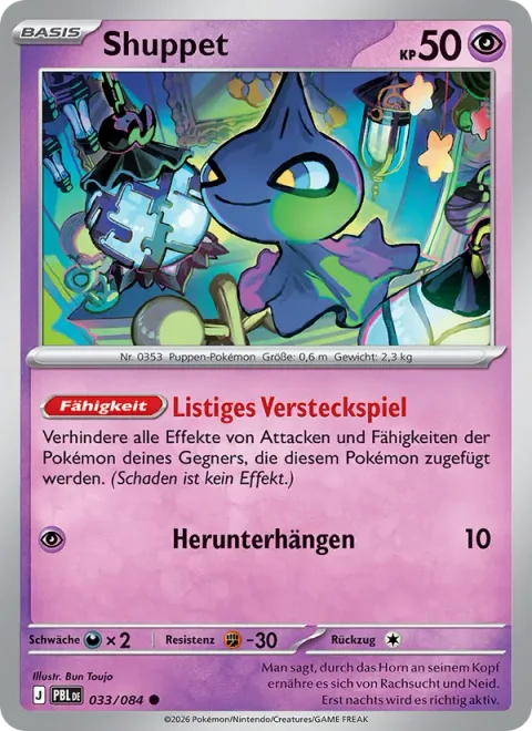 Shuppet [Hide 'n' Sneak | Hang Down]