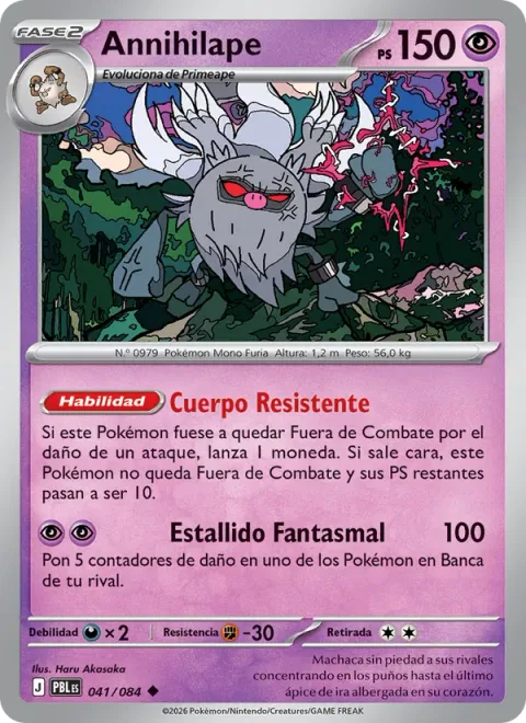 Annihilape [Durable Body | Ghostly Blow]