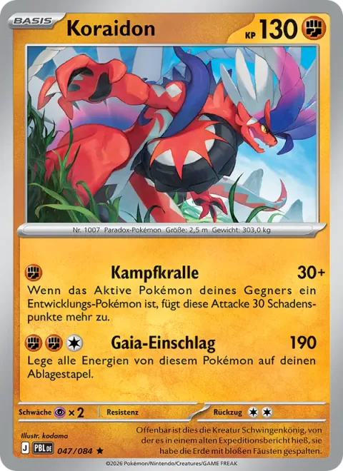 Koraidon [Battle Claw | Gaia Impact]