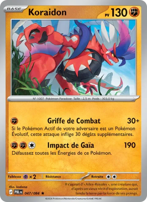 Koraidon [Battle Claw | Gaia Impact]