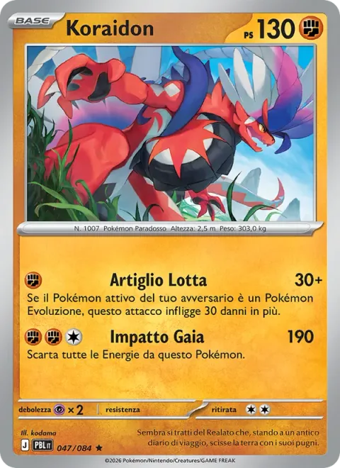 Koraidon [Battle Claw | Gaia Impact]