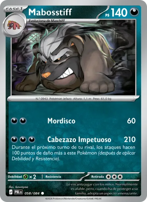 Mabosstiff [Bite | Plunging Headbutt]