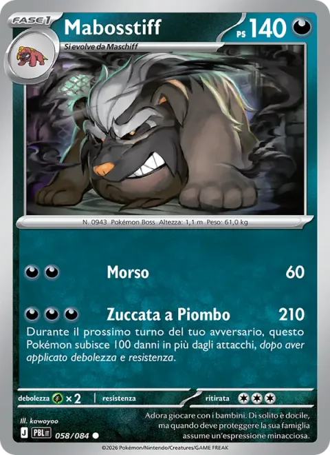 Mabosstiff [Bite | Plunging Headbutt]