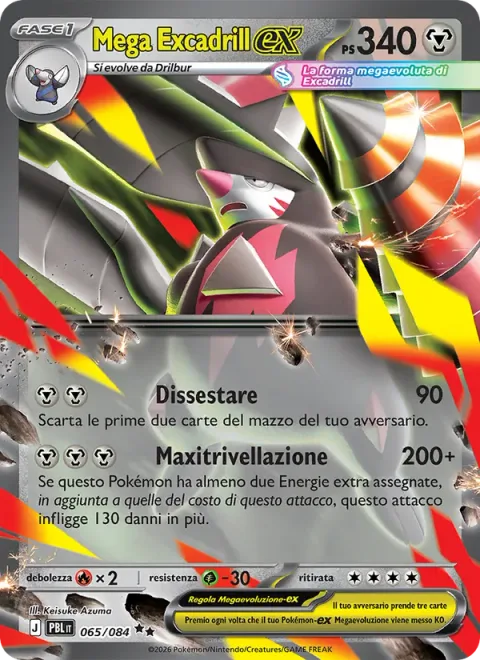 Mega Excadrill ex [Undermine | Maximum Drilling]