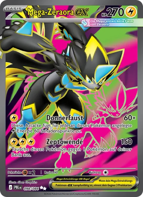 Mega Zeraora ex [Thunder Fist | Zepto Turn]