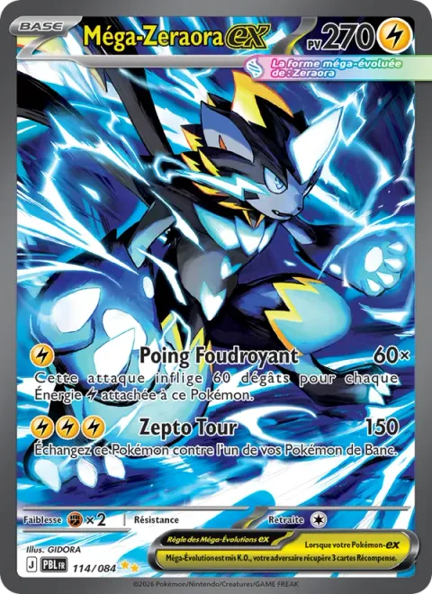Mega Zeraora ex [Thunder Fist | Zepto Turn]