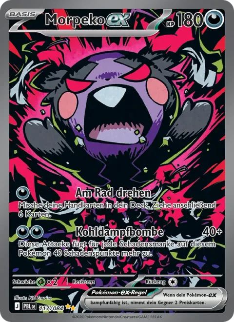 Morpeko ex [Wheely Draw | Hangry Blaster]