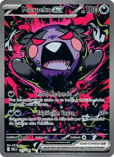 Morpeko ex [Wheely Draw | Hangry Blaster]