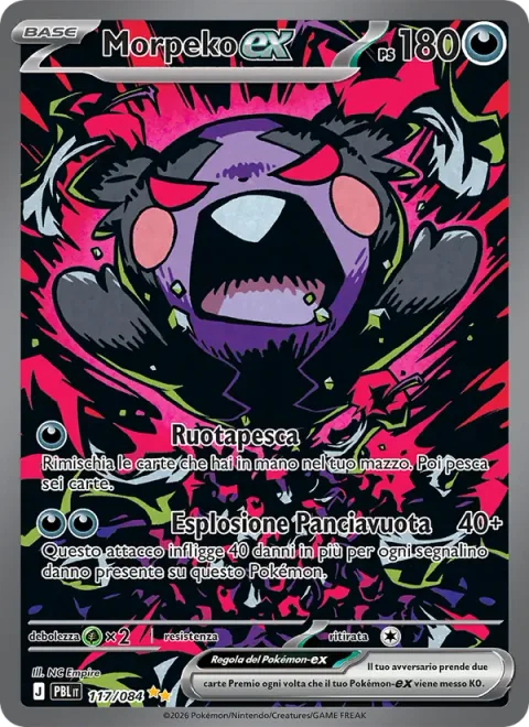 Morpeko ex [Wheely Draw | Hangry Blaster]