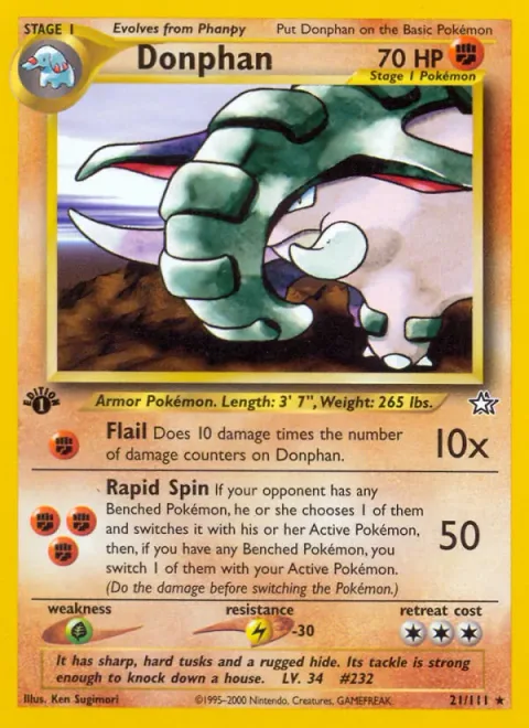 Donphan [Flail | Rapid Spin]