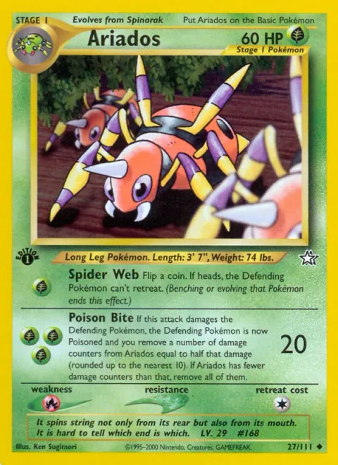 Ariados [Spider Web | Poison Bite]