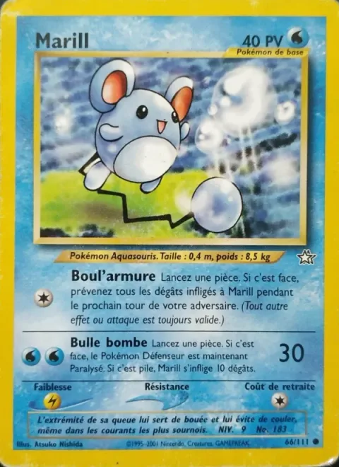 Marill [Defense Curl | Bubble Bomb]